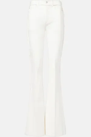 Alexander McQueen High-Rise Bootcut Jeans
