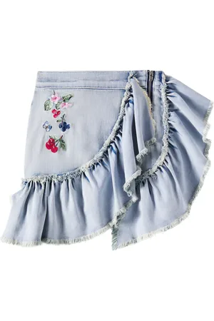 MONNALISA Bestickter Jeansrock