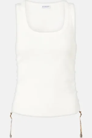 Burberry Top aus einem Baumwollgemisch