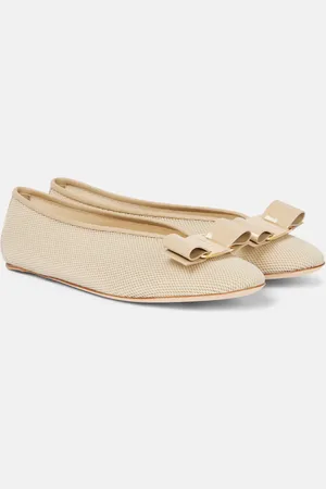 Salvatore Ferragamo Ballerinas Vanna mit Leder