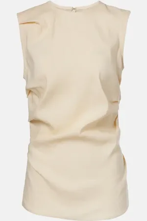Proenza Schouler White Label Top Anoushka aus einem Leinengemisch
