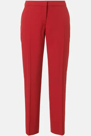 DRIES VAN NOTEN Schmale Hose aus Wolle
