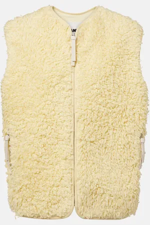 Jil Sander Weste aus Faux Fur
