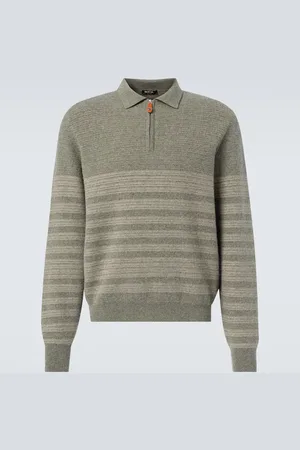 Loro Piana Polopullover Oggebbio aus Wolle und Baumwolle
