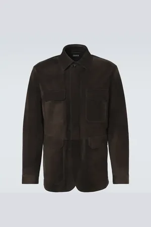 Ermenegildo Zegna Feldjacke aus Veloursleder