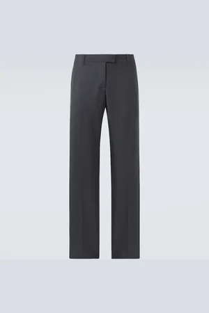 Miu Miu Gerade Hose aus Mohair und Wolle
