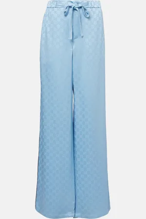 Gucci Weite Hose GG aus Satin