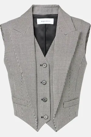 Alexander McQueen Weste aus Wolle und Mohair
