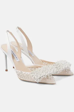 Aquazzura Bridal Verzierte Slingback-Pumps Melodie 85