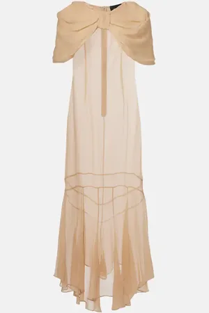 Simone Rocha Maxikleid aus Seiden-Georgette
