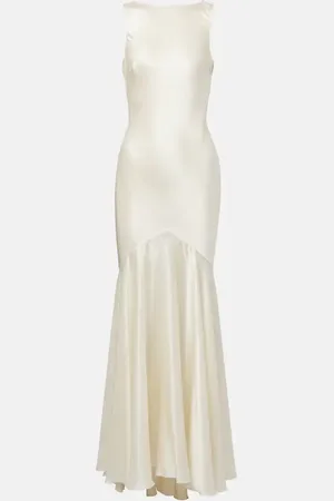 Nina Ricci Maxikleid aus Satin
