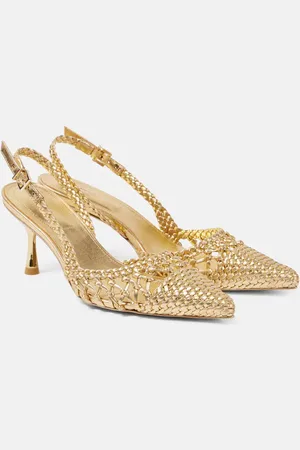 Simkhai Slingback-Pumps Dylan aus Metallic-Leder
