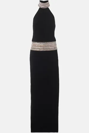 Elie saab Verzierte Robe aus Cady
