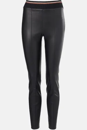 Brunello Cucinelli Schmale Hose aus Leder