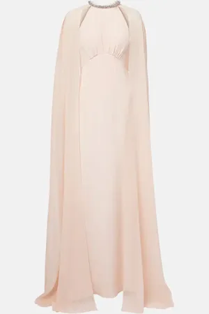 Roland Mouret Verzierte Robe aus Seidenchiffon