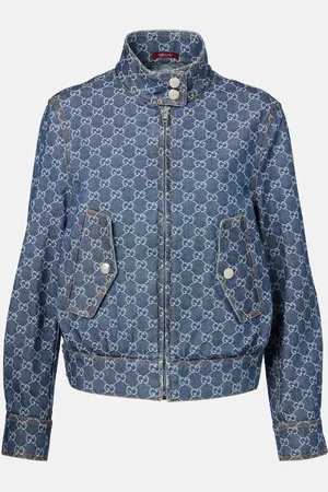 Gucci Jeansjacke GG aus Jacquard