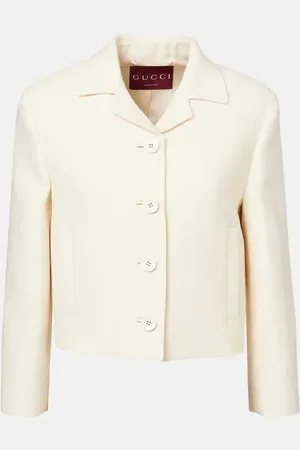 Gucci Jacke GG aus Wolle und Seide