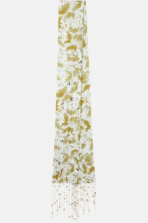 DRIES VAN NOTEN Verzierter Schal aus Seide
