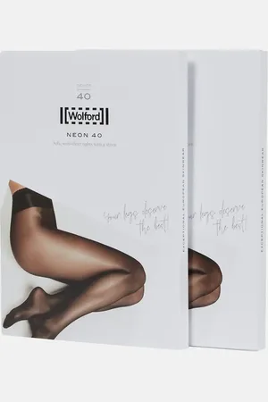 Wolford Set aus zwei Strumpfhosen Neon 40