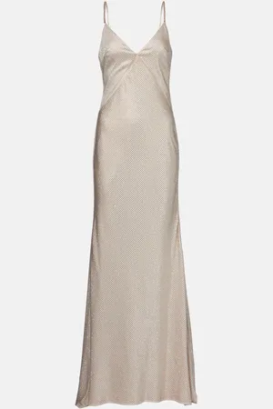 Roland Mouret Robe aus Satin mit Kristallen