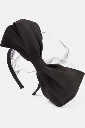 VALENTINO Haarreif mit Tüll und Kristallen