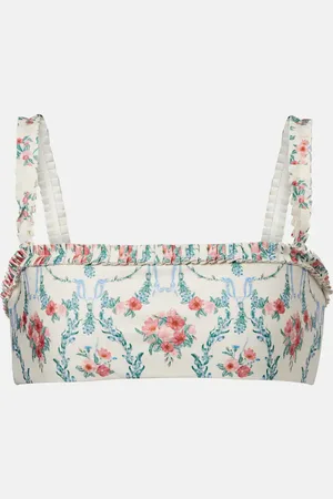 Agua by Agua Bendita Bedrucktes Bikini-Oberteil Olmo Mosqueta