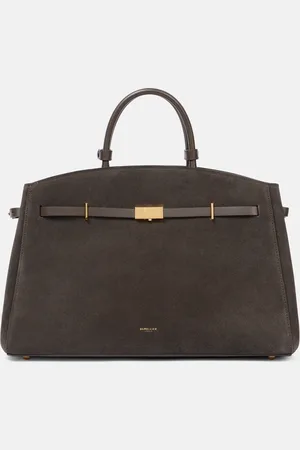DeMellier Tote Hudson aus Veloursleder mit Leder