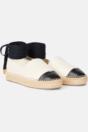 Tory Burch Espadrilles aus Leder