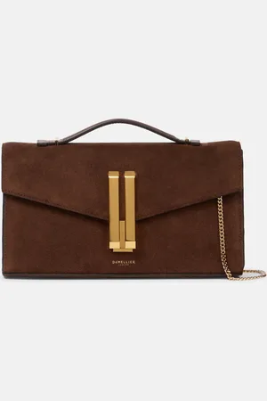 DeMellier Clutch Vancouver aus Veloursleder