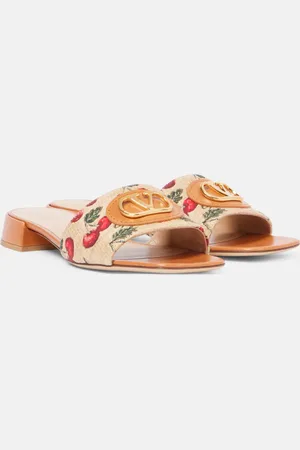 VALENTINO GARAVANI Pantoletten Cherryfic VLogo mit Leder