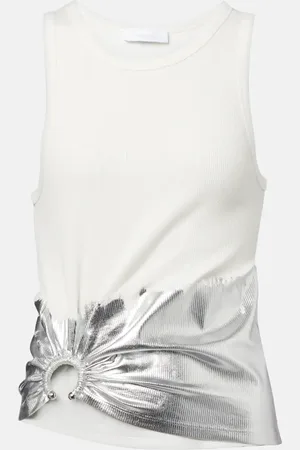 Paco rabanne Top aus einem Baumwollgemisch