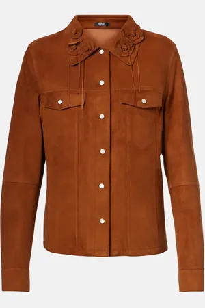VERSACE Jacke aus Veloursleder