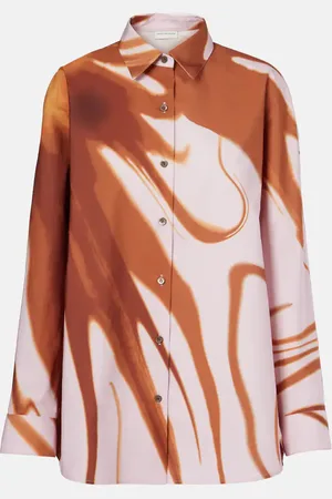 DRIES VAN NOTEN Bedrucktes Hemd aus Baumwolle