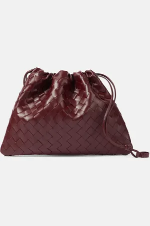 Bottega Veneta Clutch Intrecciato aus Leder