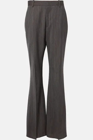 Bottega Veneta High-Rise-Hose aus Wolle