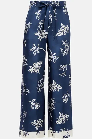 Max Mara Weite High-Rise-Hose Cinzia aus Seide