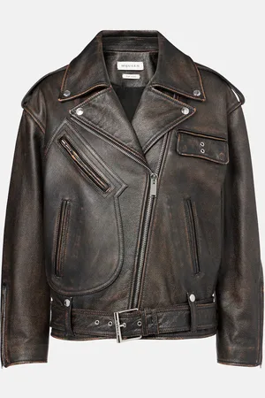 Alexander McQueen Bikerjacke aus Leder