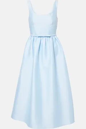 Self-Portrait Midikleid aus Satin