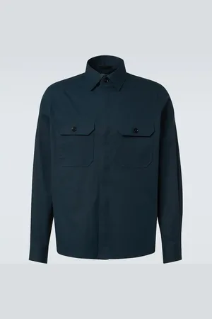Ermenegildo Zegna Hemdjacke aus einem Baumwollgemisch