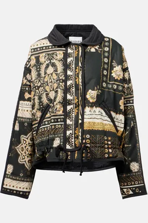 Marant Etoile Bedruckte Bomberjacke Granger aus Baumwolle