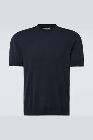 Moncler T-Shirt aus Seide und Baumwolle