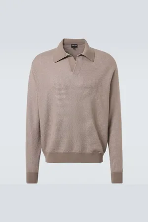 Giorgio Armani Polopullover aus einem Wollgemisch