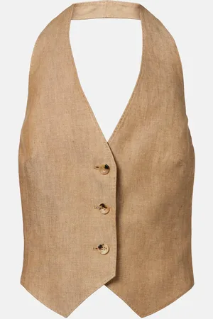 Max Mara Weste Sauro aus Leinen