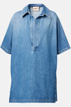 Plan C Minikleid aus Denim