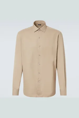 Ermenegildo Zegna Jeanshemd aus Baumwolle und Wolle