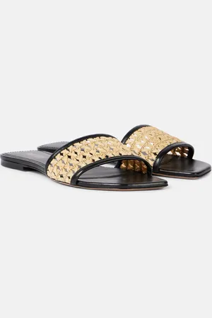 PARIS TEXAS Pantoletten Ava 50 mit Leder