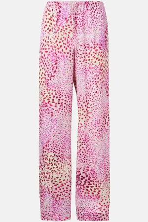 DRIES VAN NOTEN Weite Hose aus Jacquard
