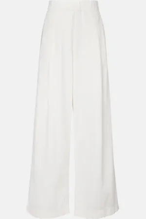DRIES VAN NOTEN Weite High-Rise-Hose aus Denim