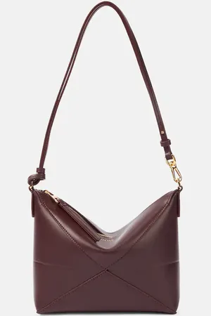 Loewe Schultertasche Puzzle Fold aus Leder