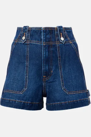 VERONICA BEARD High-Rise Jeansshorts Jaffee